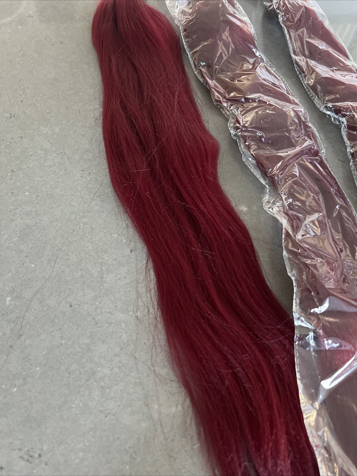 3 Pk Easy Braid BURGANDY 56” Braiding Hair 900# 270g | New W/ Fast Shipping!