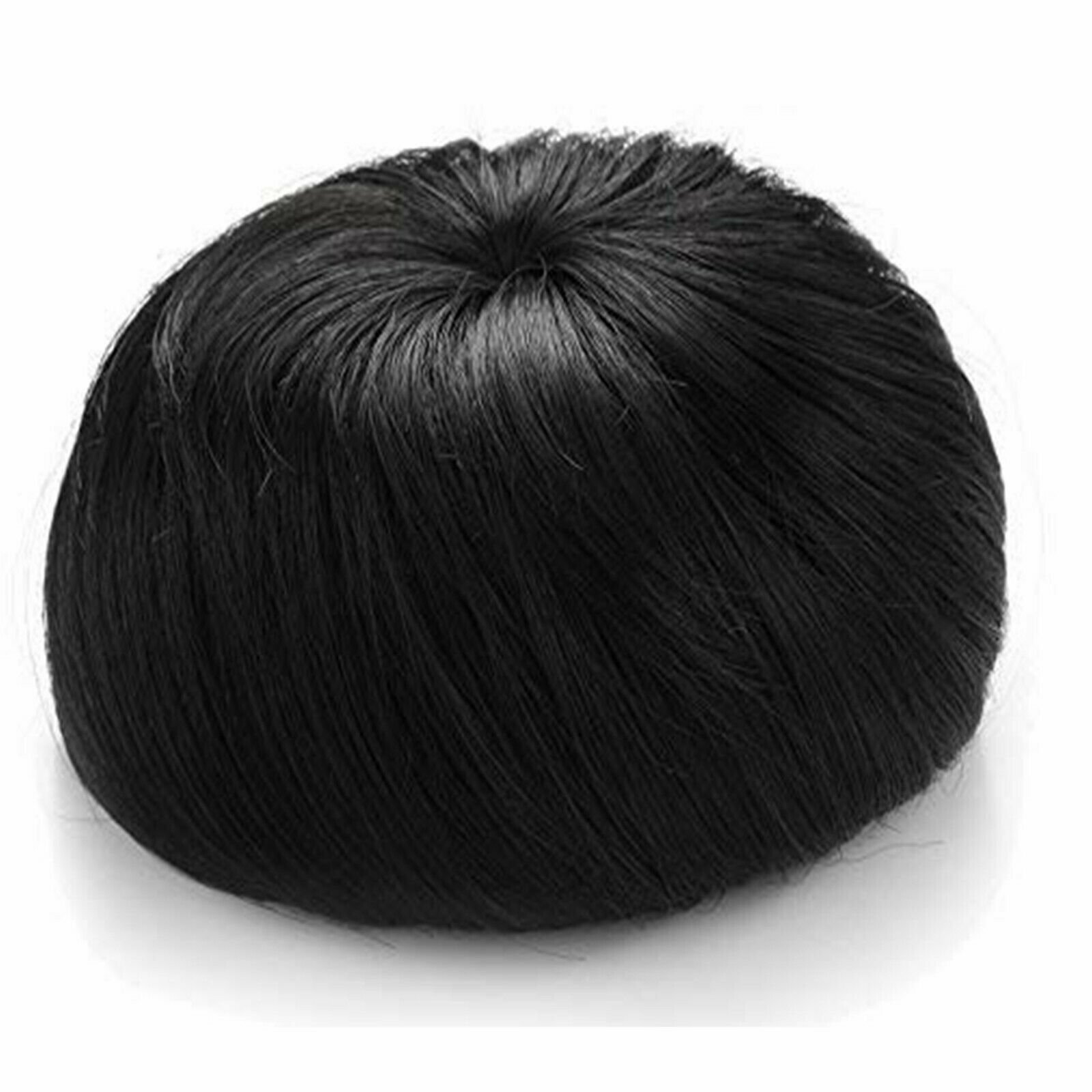 Clip On Instant Man Bun – Synthetic Hair Extension – Funny Gag Gift