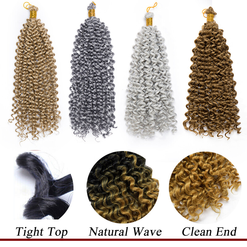 Marley Bob Wavy Jumbo Braiding Briads Hair Extensions Bobble Water Wave Crochet