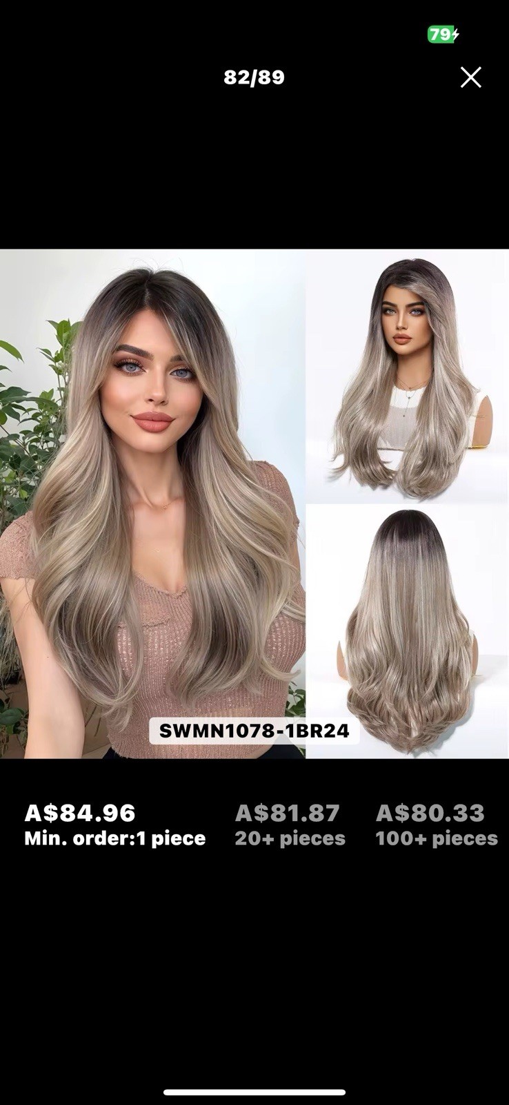 Choc Brown Highltd LF Layered Wig 13×6″ – HF Wig 26″, Butterfly Bangs