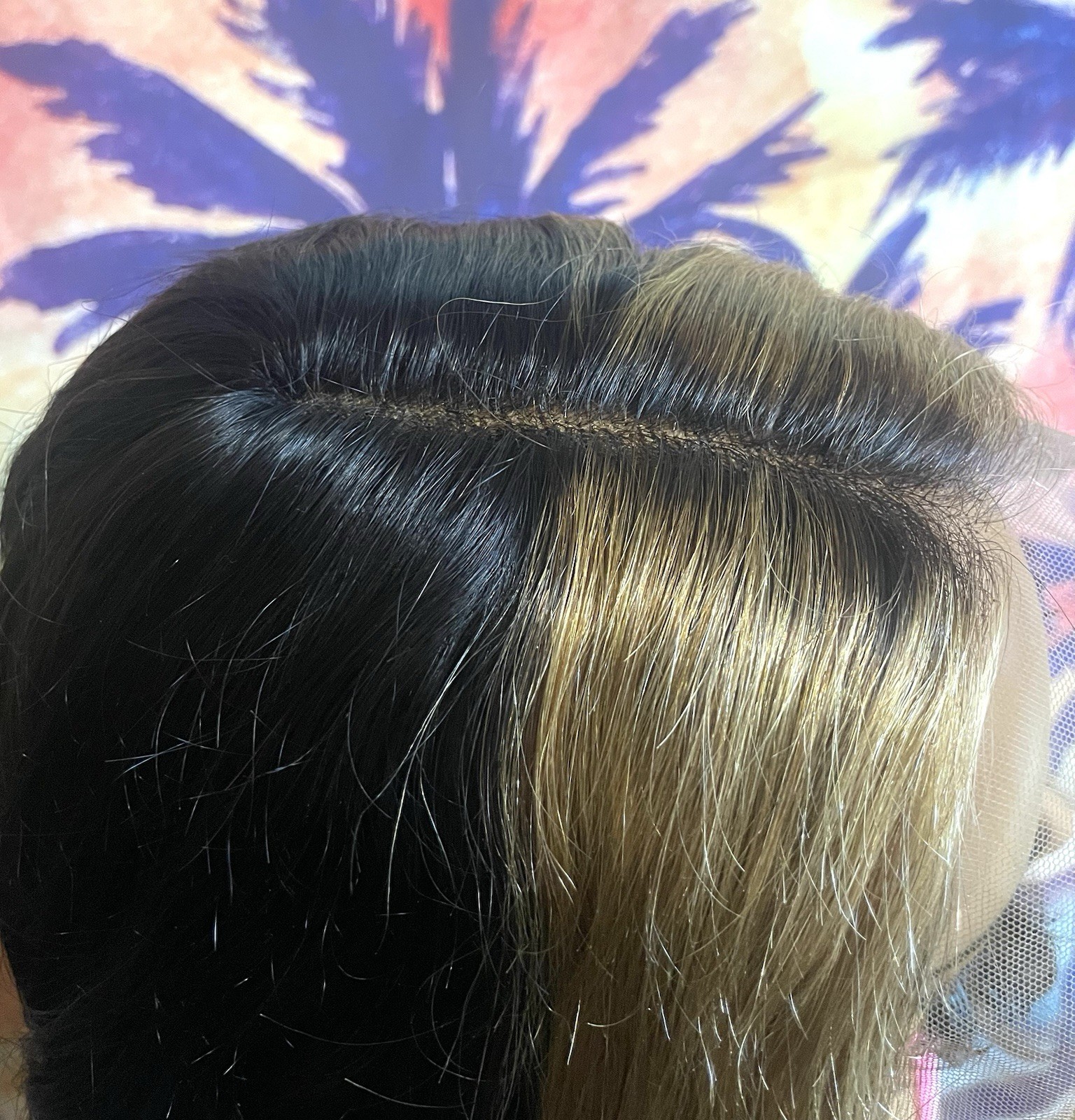 22” Honey Blonde & Brown Ombre Body Wave Human Hair 13×6 Lace Front Wig