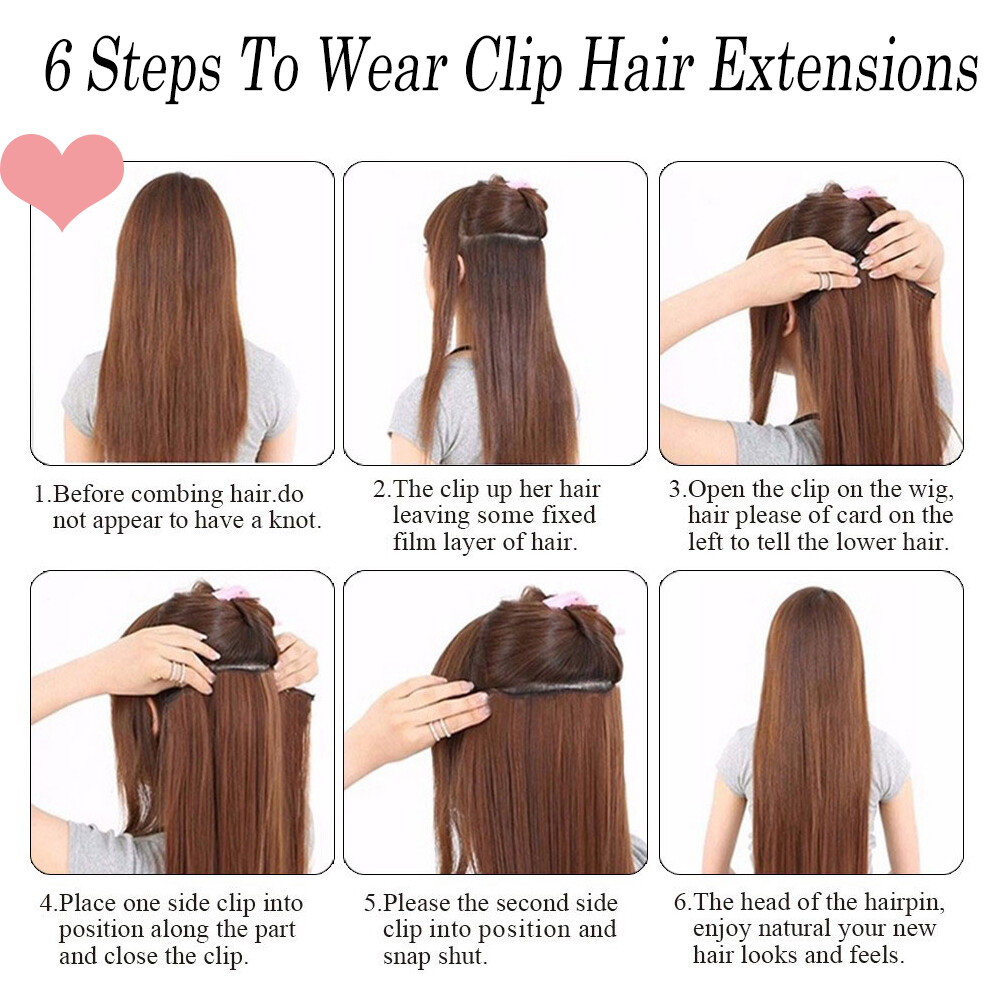 Highlight Clip In 100% Remy Human Hair Extentions 8PCS Full Head CLEARANCE Weft