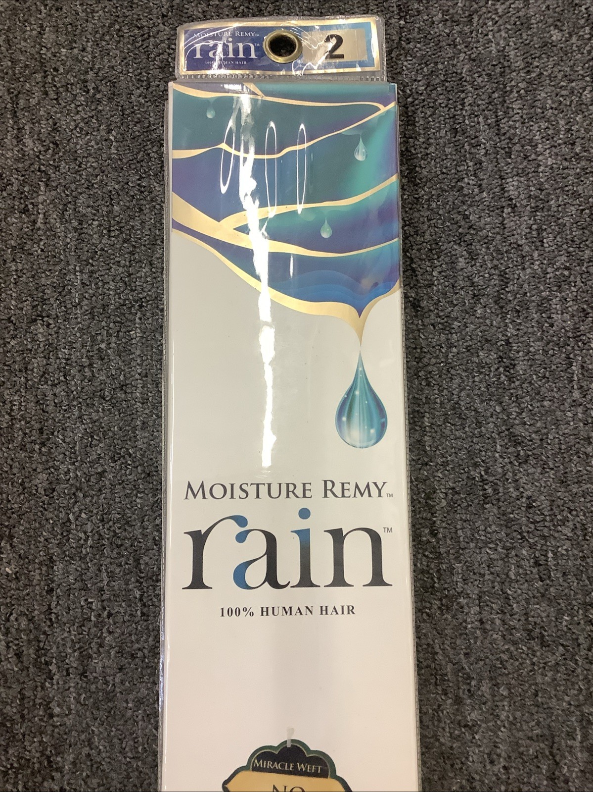 Moisture Remy Rain Yaky_100% Human Hair Weave Extension 14 Inches Color 2