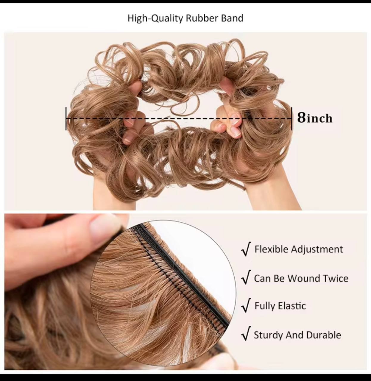Hair Bun Accessories Women Hairstyles Synthetic