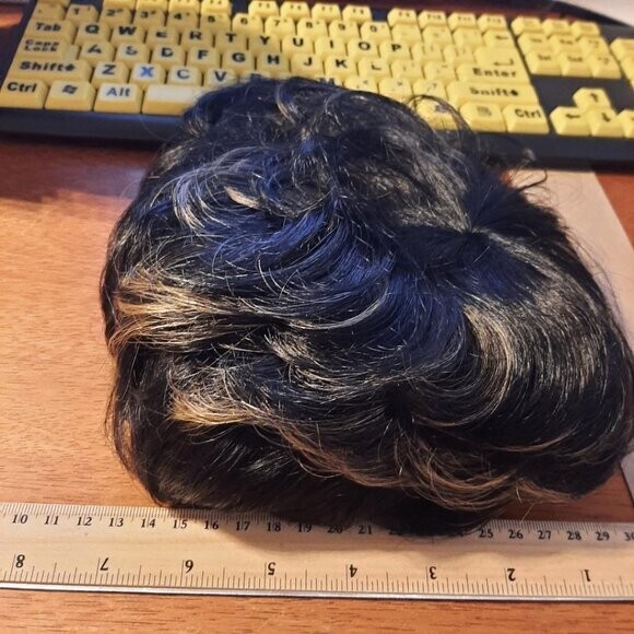 NEW ! 10×8 Women Luxury Hair Curly Cosplay Costume Wig Black