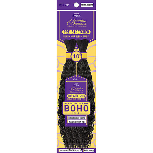 Purple pack brazilian – Prestretched Dominican Curl Bulk