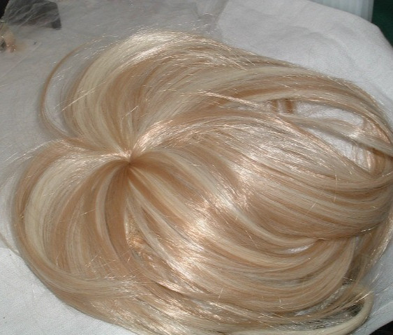 Mixed Blonde Clip On Bangs and Sides New w Tag