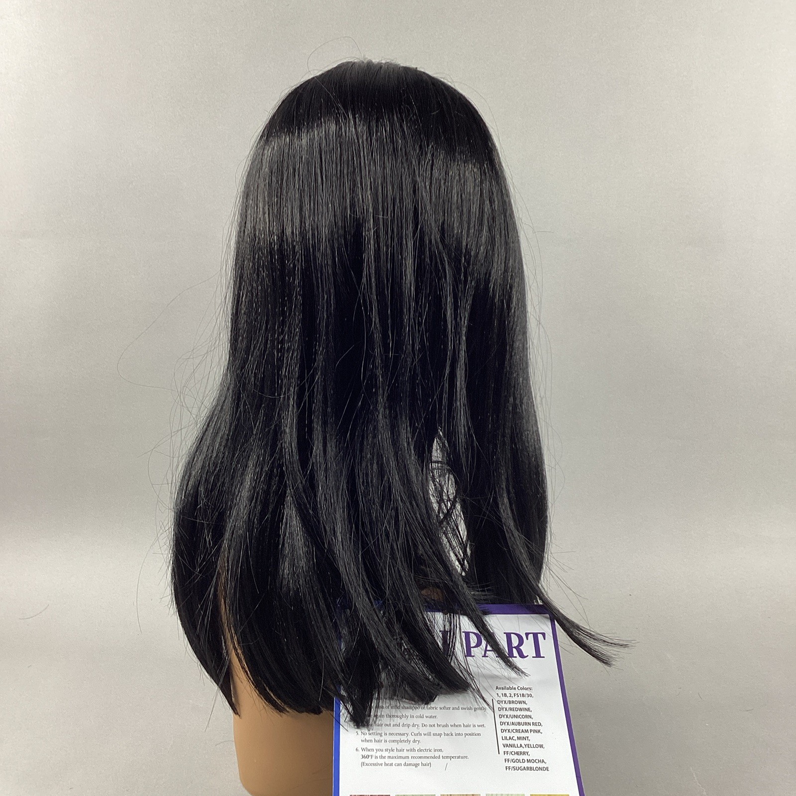 MLI301 Magic Lace Straight #1 Jet Black Lace Front Synthetic Wig