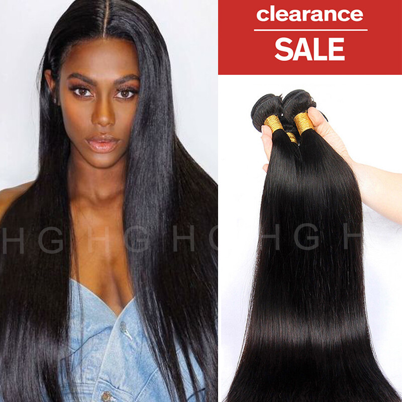 100% Peruvian Remy Bundles Human Hair Extensions 1Bundle 100g Thick Silk Long US