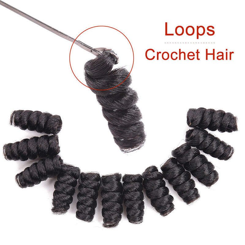 Kinky Bounce Crochet Jumpy Wand Curly Wand Braids Hair Jamaican Bounce Twist 2″