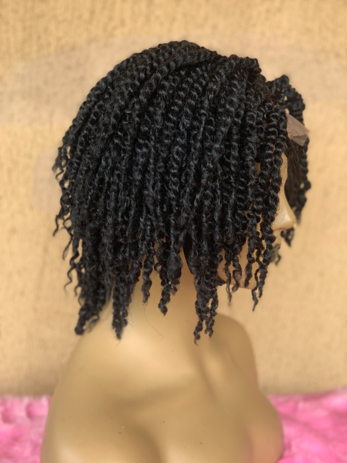 kinky twists wig, styles for natural hair, braids wigs for black women