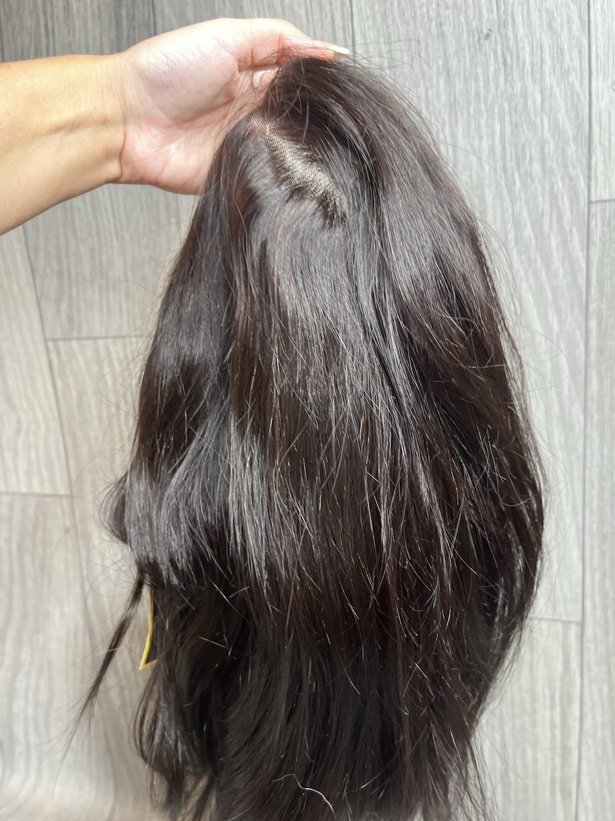 New Black 1B Lace Front Wig human hair 14 Inches With Lace & Baby Hairs C26