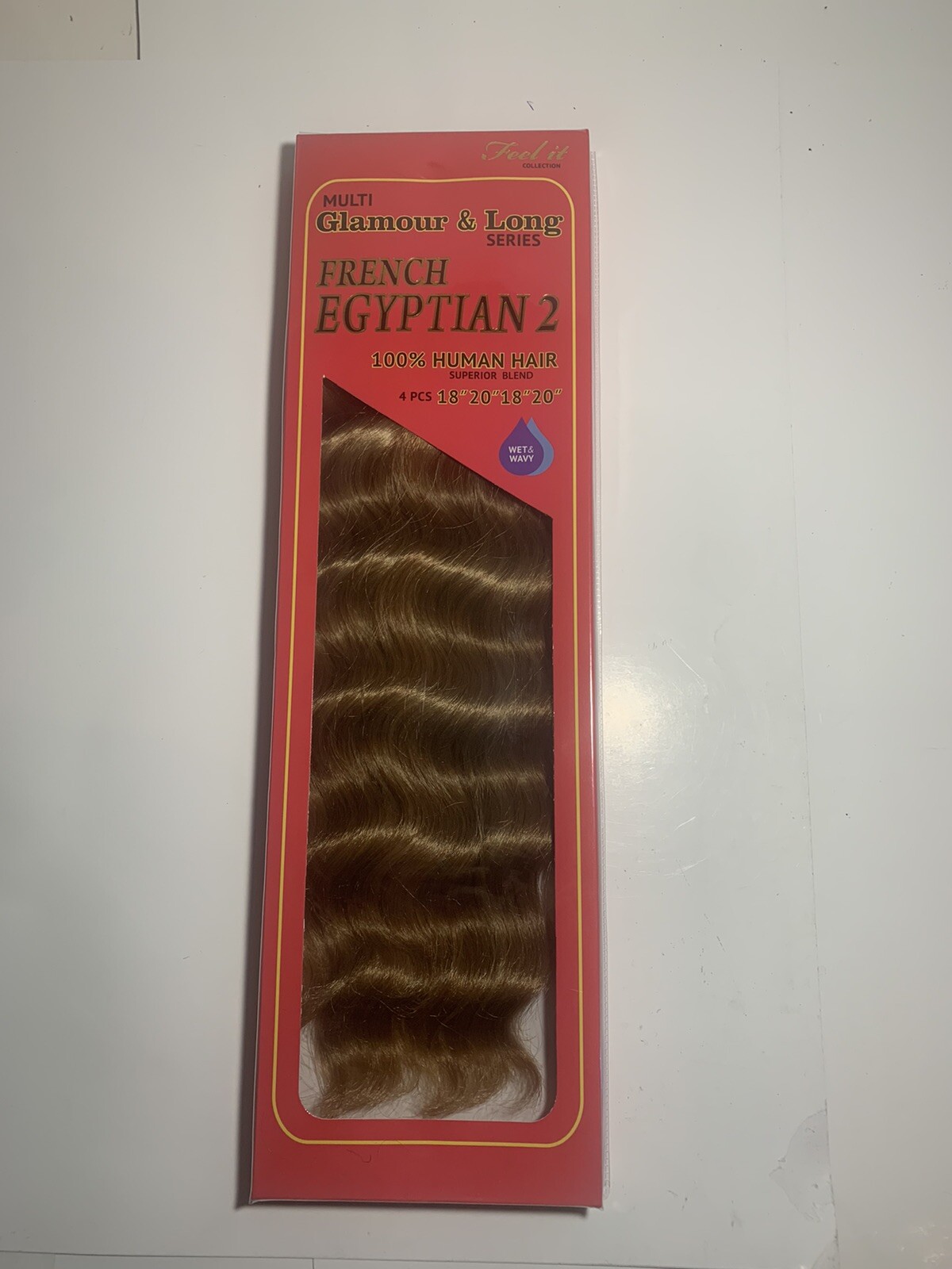 100% Human hair Superior Blend French Egyptian2 (4pc 2×18”2×20) 4 (18”20”22”24)