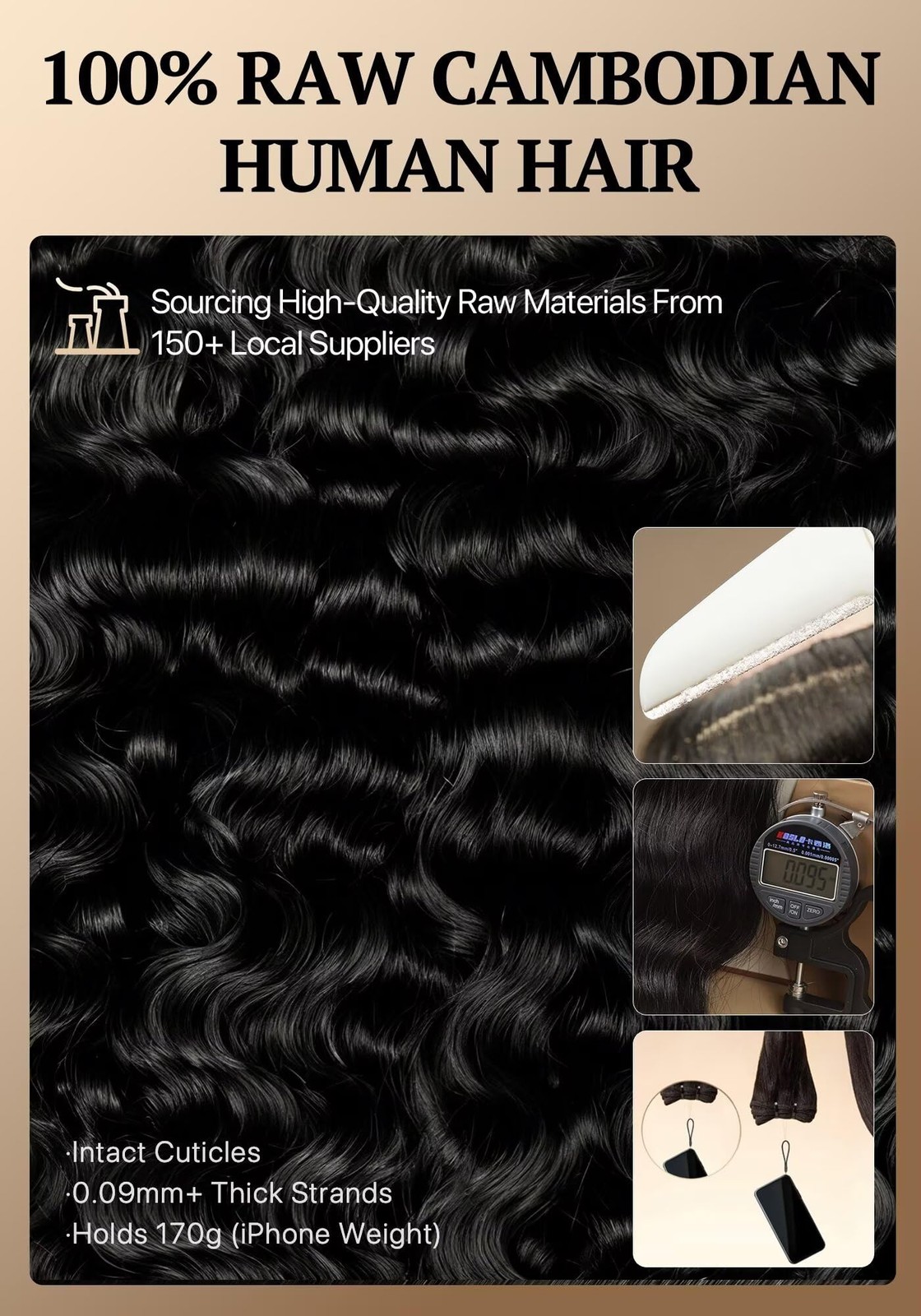 Triippy Deep Wave Bundles Human Haircurly Single Bundle By 100 Raw Cambodian