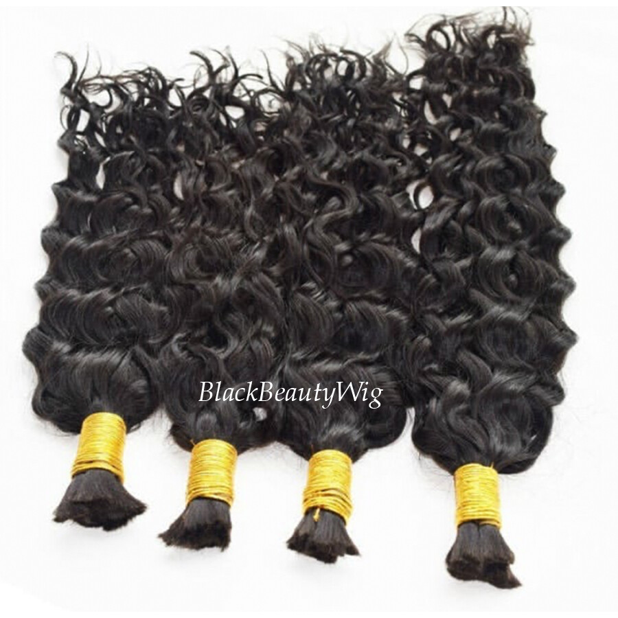 Deep Loose Wave Brazilian Human Hair Bulk For Braiding Bulk Hair 1Pcs/Order