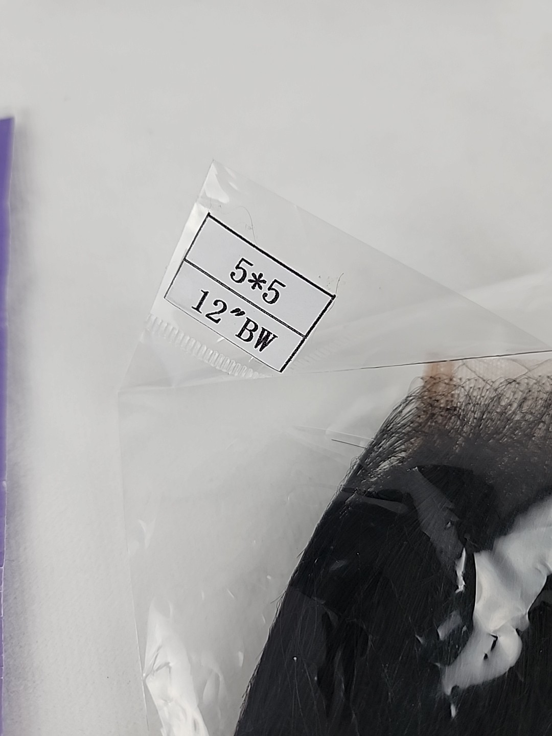 Human Hair Dark Brown 5*5 12inch New In Package