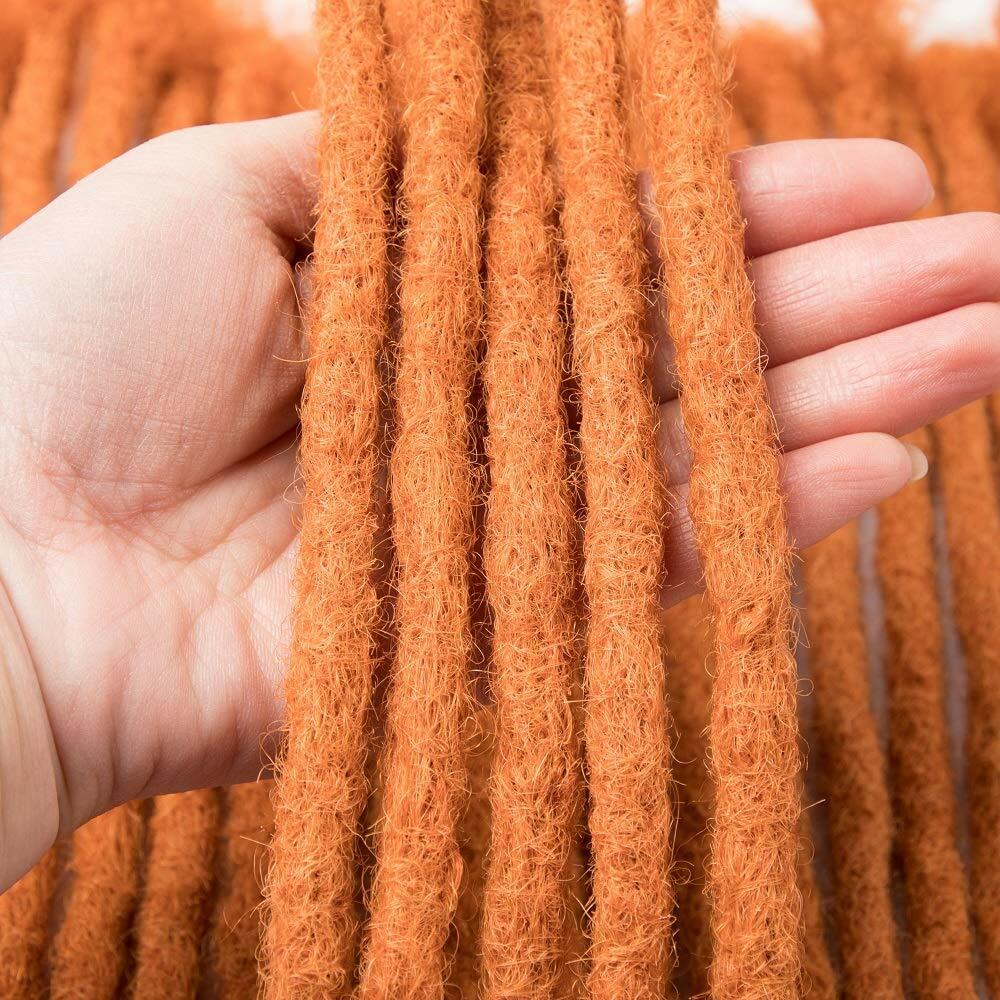 Dreadlock Extensions Human Hair Handmade Crochet Locs Extensions Hip-hop Reggae