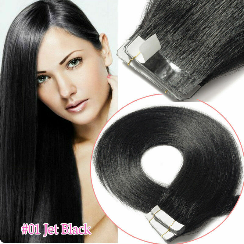 Seamless Skin Weft Tape in Remy 100% Human Hair Extensions Balayage Ombre Blonde
