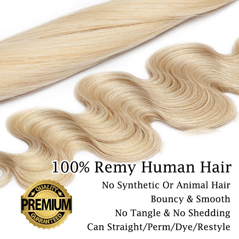 CLEARANCE Tape In 100% Real Remy Human Hair Extensions Skin Weft 10/20PCS Blonde