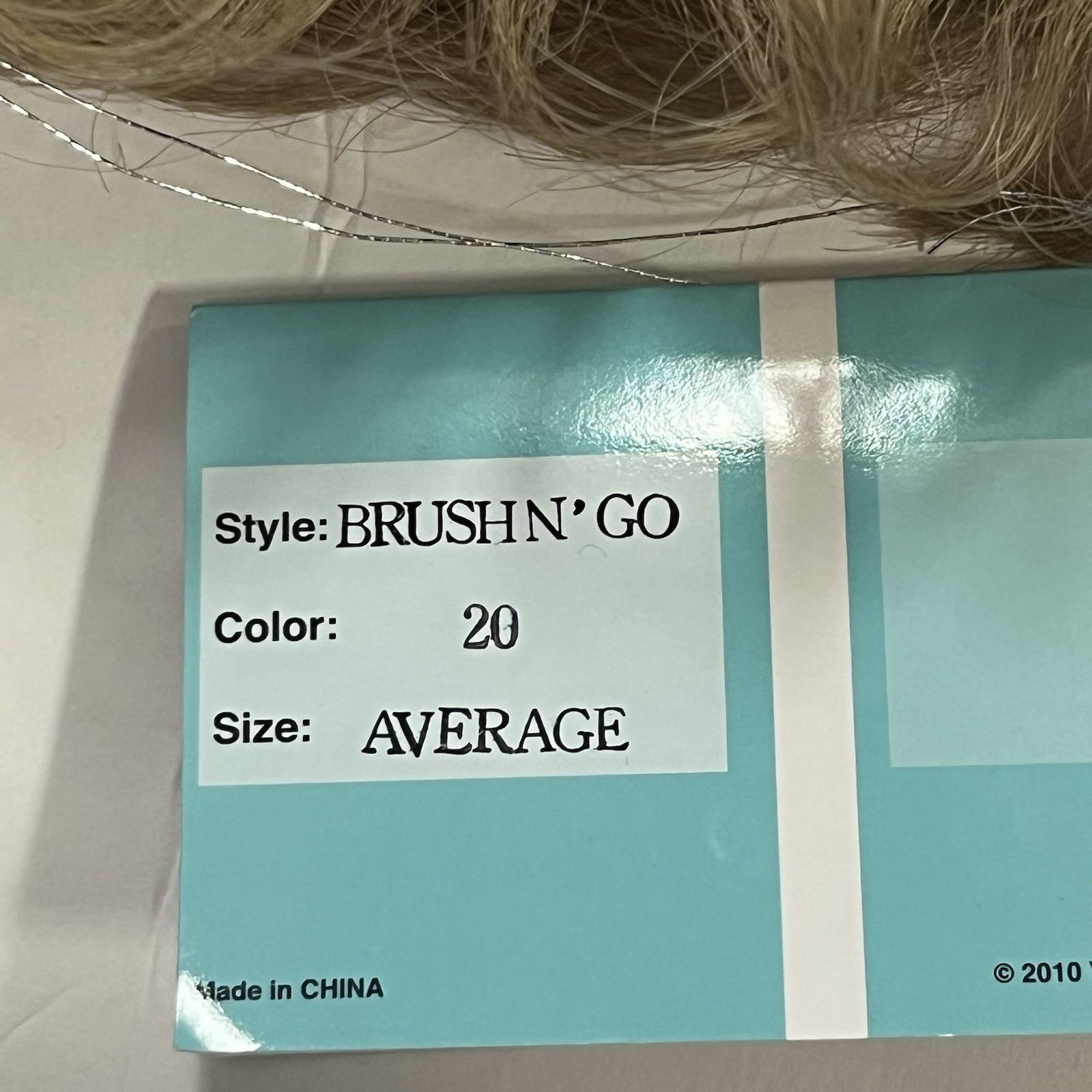The Wig Company TWC Fashion Club Designs Blonde Brush N Go Color 20 Size Average