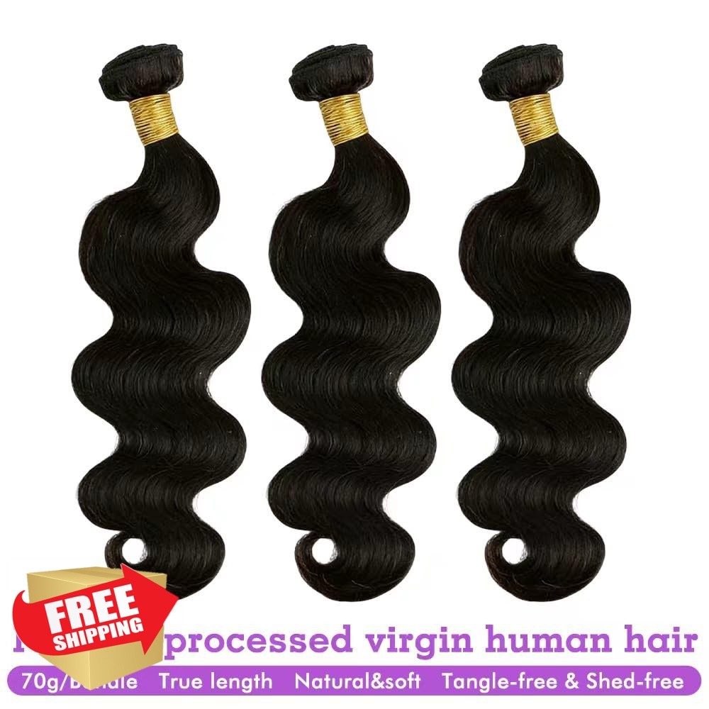 Dowstalgirl Body Wave 18 20 22 Inch Human Hair 3 Bundles