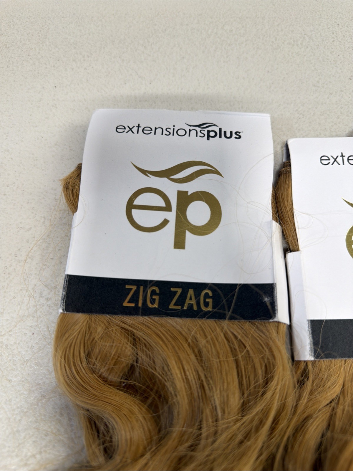 Extensions Plus ZIG ZAG curly Wefts 27-29in Honey Blonde