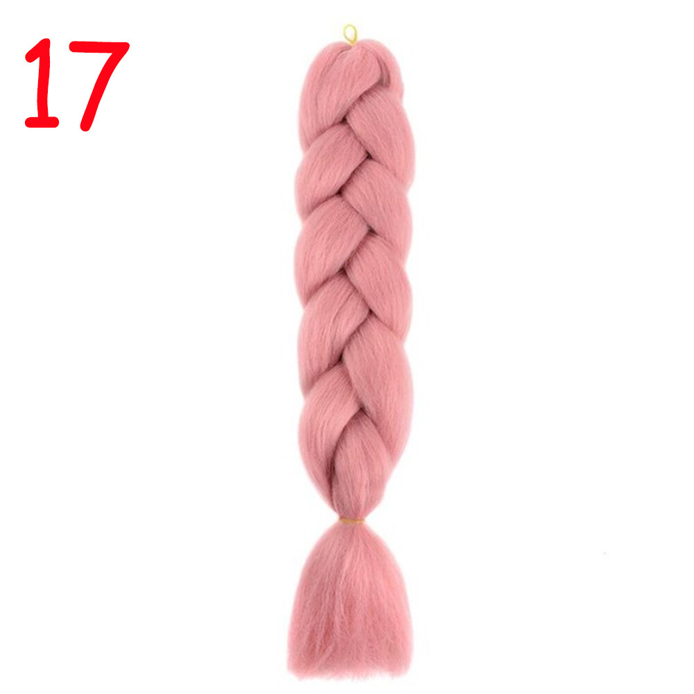Jumbo Braiding Hair Synthetic Ombre Kanekalon Braids 24” Crochet Extensions