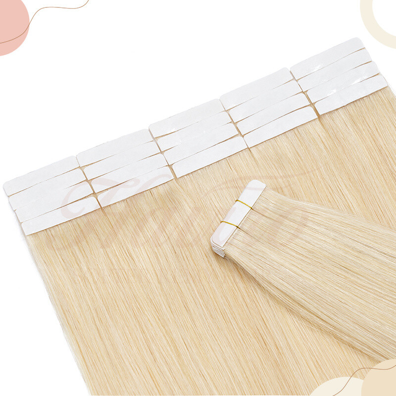 Tape In Human Hair Extensions 100% Remy Hair Seamless Skin Weft Double Drawn