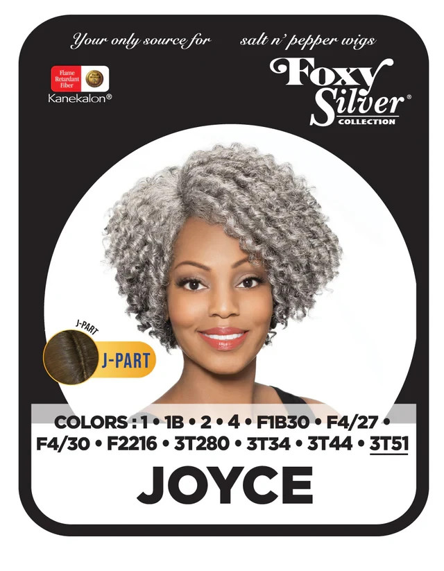 Foxy Silver JOYCE Wig, Stylish and Natural-Looking Synthetic Wig