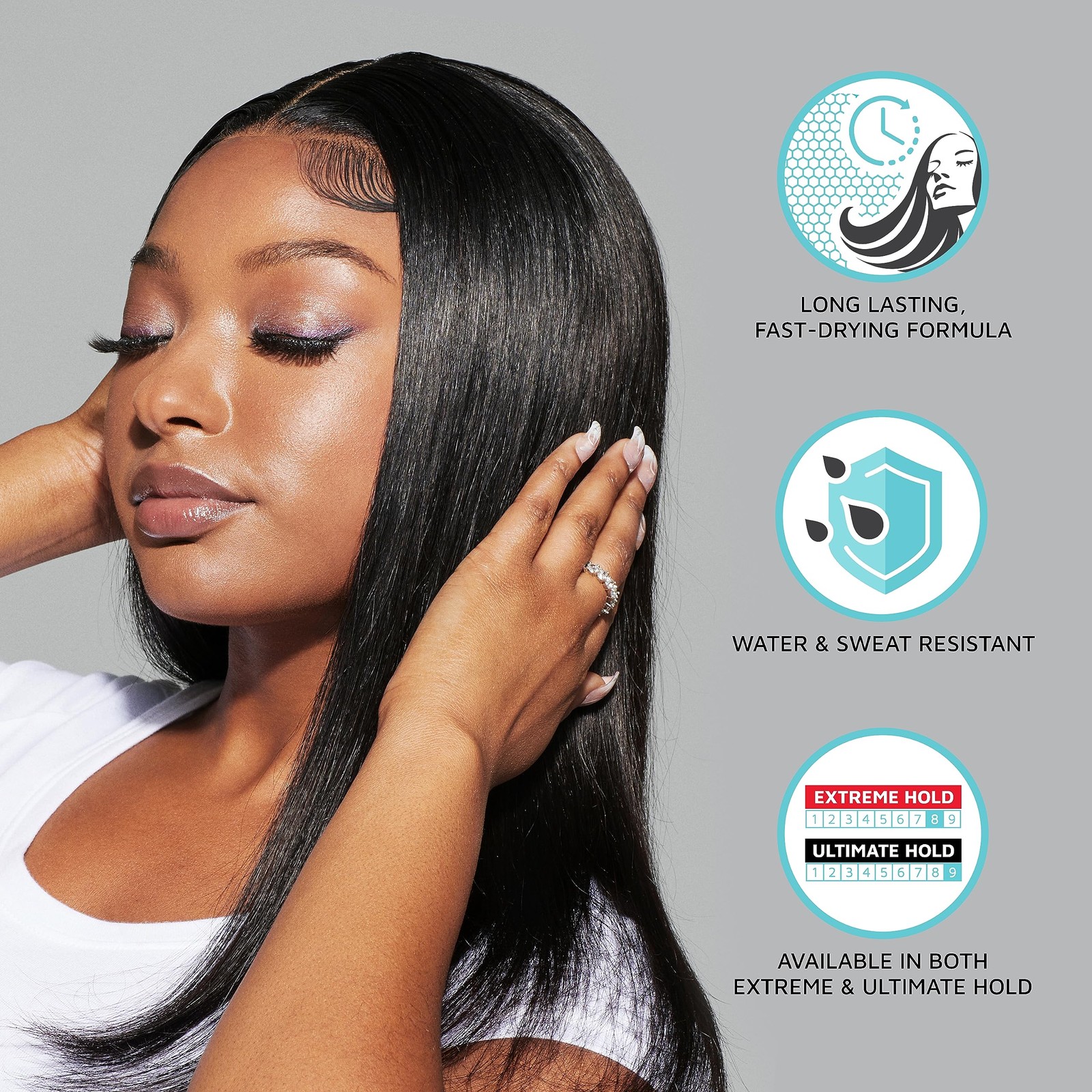 Lace Bond Adhesive Spray 11.1 oz Ultimate Front Wig Glue Sweat Proof Fast Dry