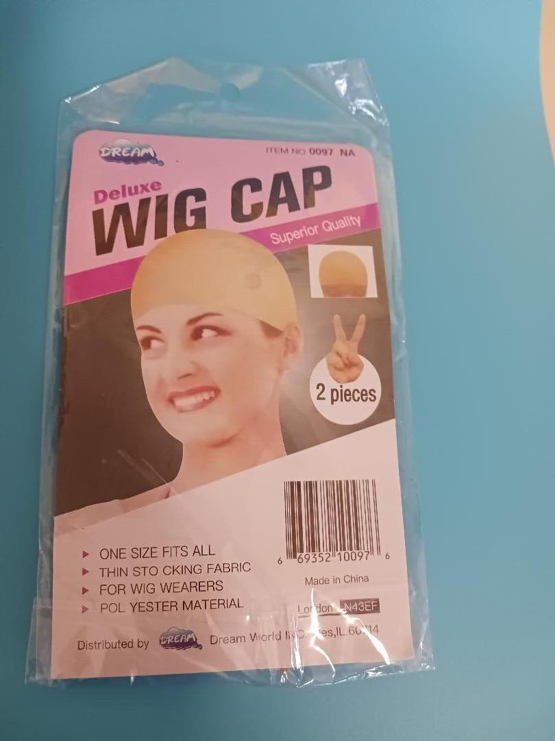 DREAM Deluxe Wig Cap – Beige Nude (2 Pieces), One Size Fits All