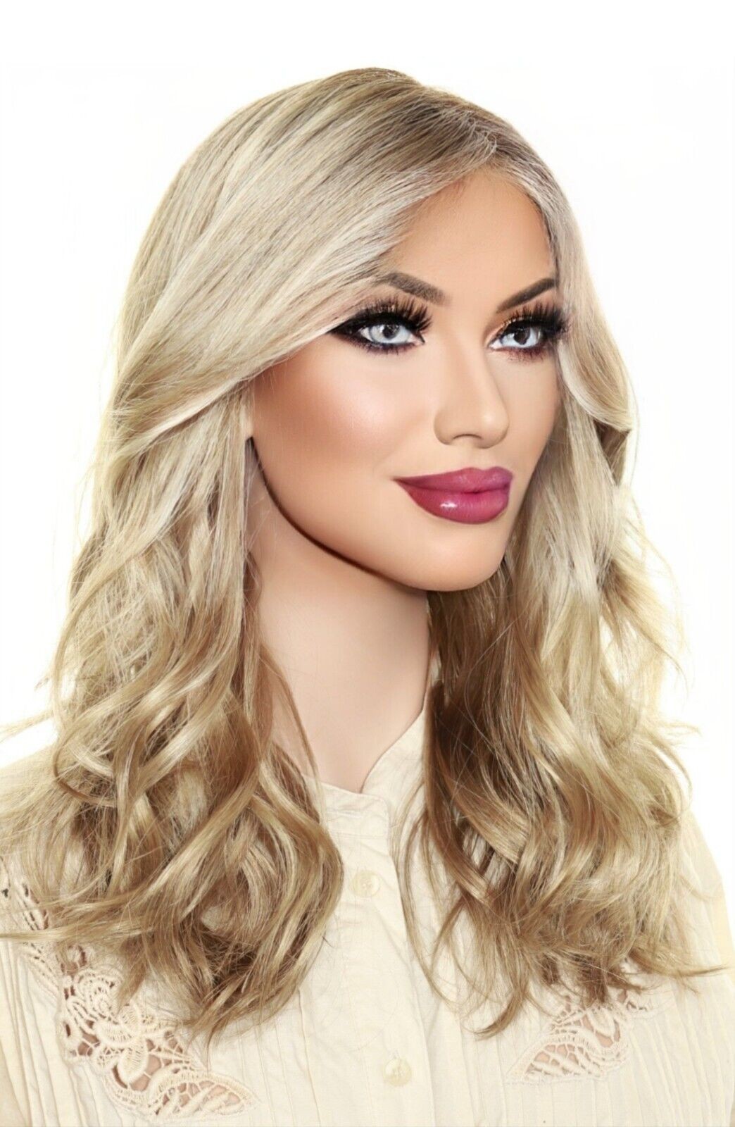 Bryce | Jon Renau Wigs | Lace Front MonoPart | Venice Blond | 22F16S8
