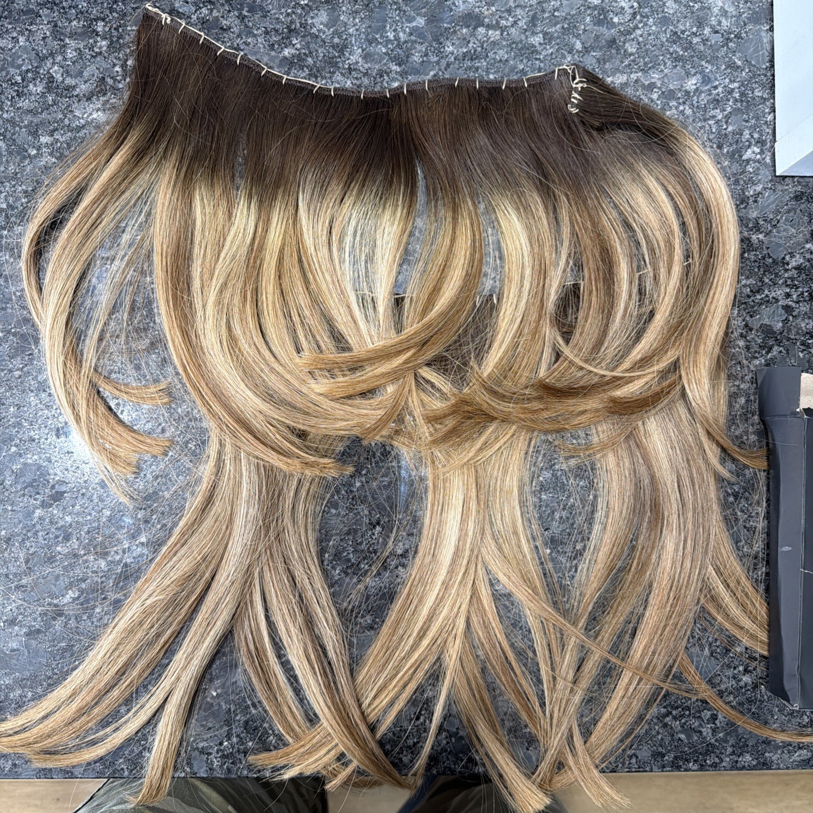 Bellami Straight Flex Weft Extension 20” Chocolate Rebel 145g NEW Human Hair