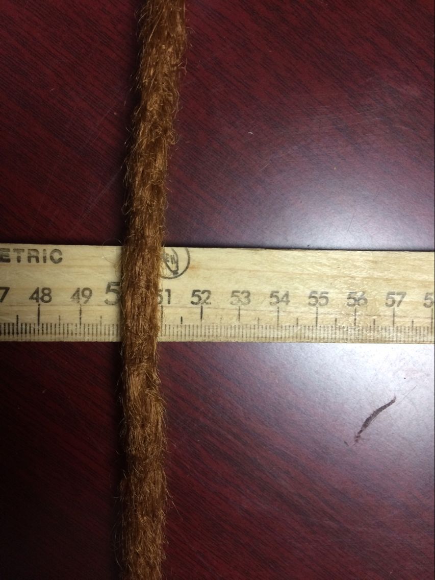 5 Strand Auburn Brown Dreadlocks Pre-looped SE Dreads Crochet Dreads Extensions