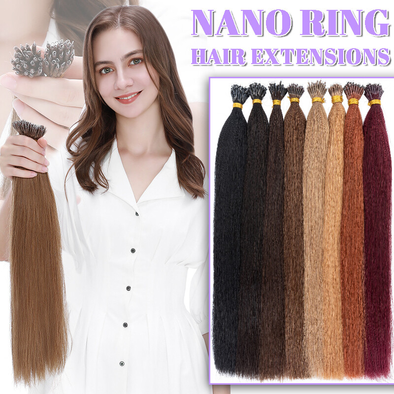 THICK Russian Hair Nano Ring Tip Microlink Bead Real Remy Human Hair Extensions