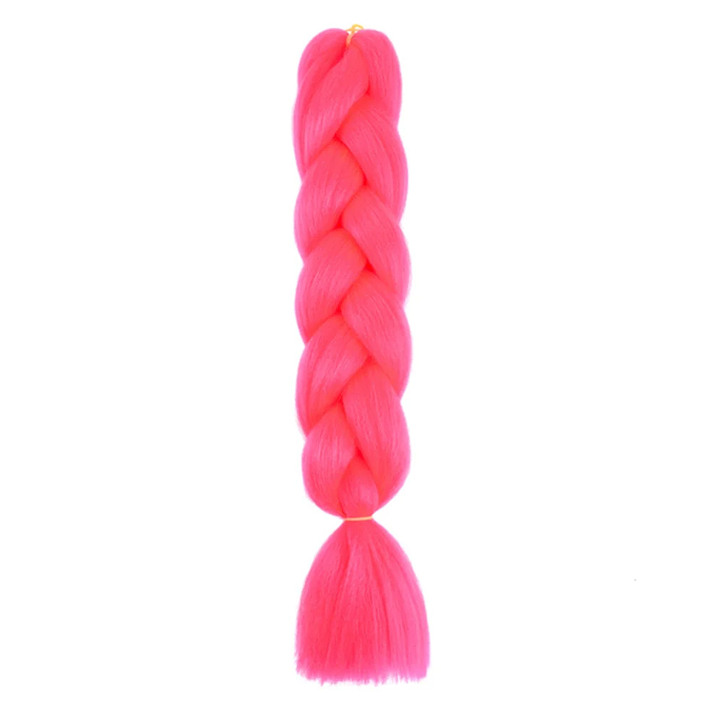 DIY Jumbo Braiding Hair Synthetic Afro Ombre Crochet Braid Extensions For Women
