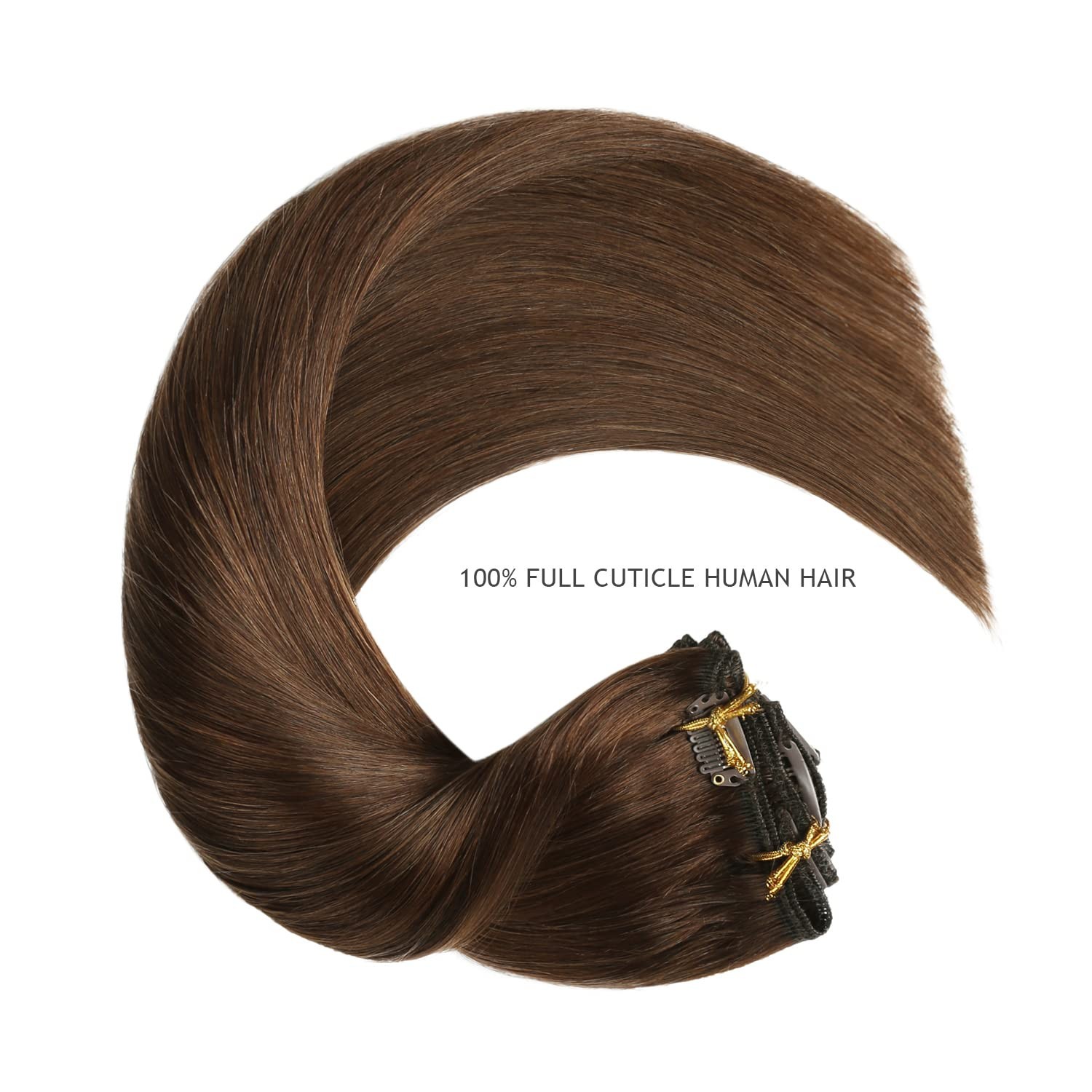 Clip In Hair Extensions Human Hair Invisible Remy Thick Highlight Fashion Hair