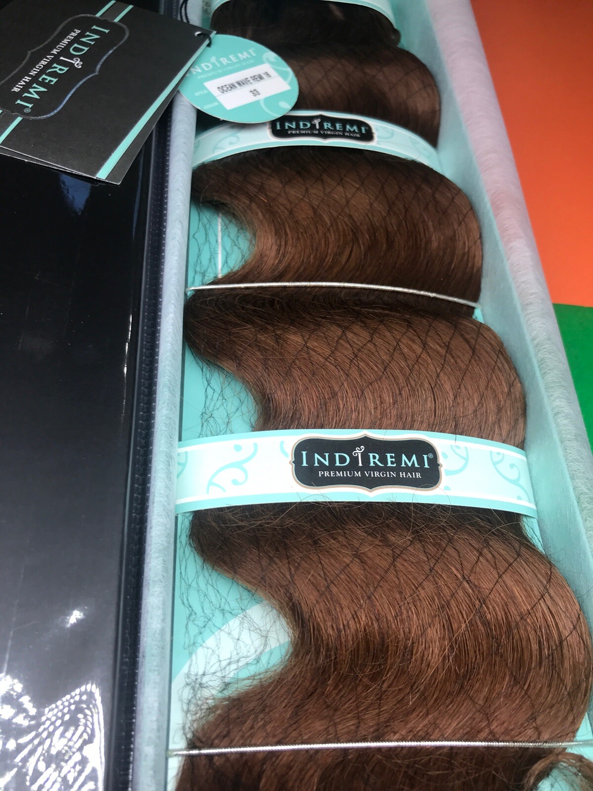 IndiRemi® Virgin Remi Hair Weave_OCEAN_WAVE_WEAVING_16”_#33