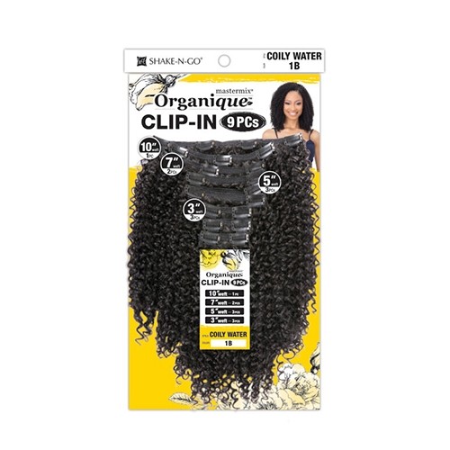 Og Coily Water Organique 9Pcs Clip- In