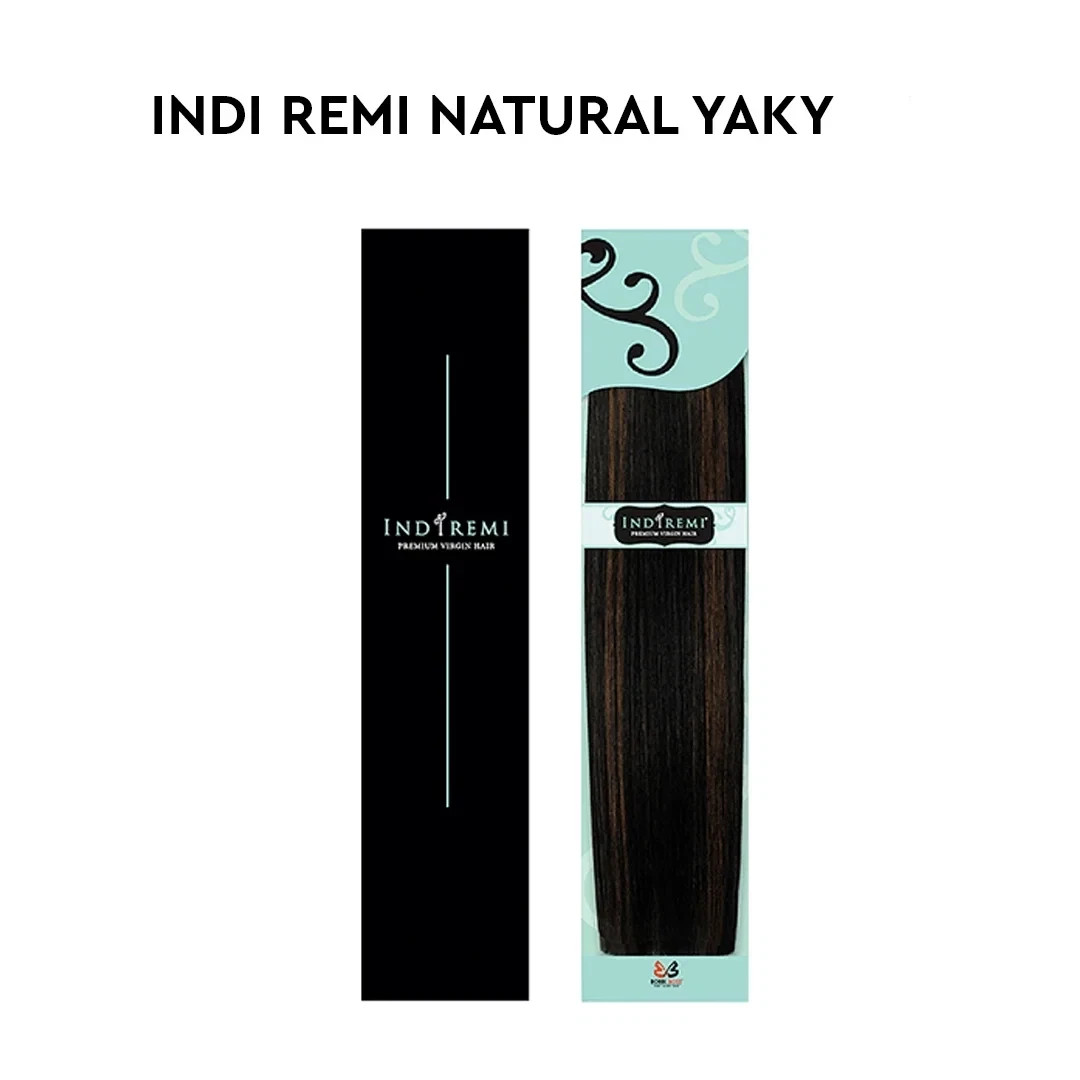 Bobbi Boss Indi Remi Natural Yaki Luxury Remi 100% Virgin Human Hair 10″S – 20″