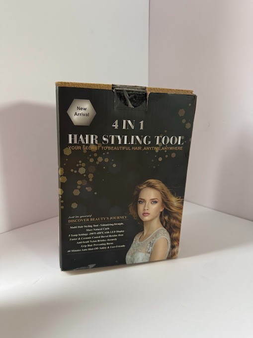 4-in-1 , Set with Thermal Brush and 3 Interchangeable Ceramic Wands.
