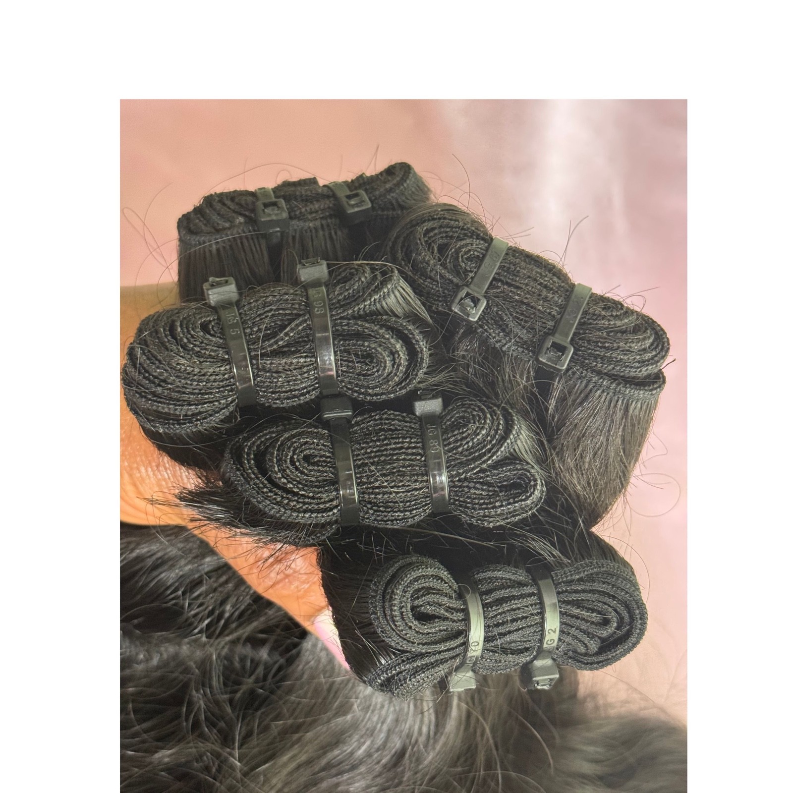 Raw Indian Human Hair Bundles Virgin Unprocessed Weave Extension
