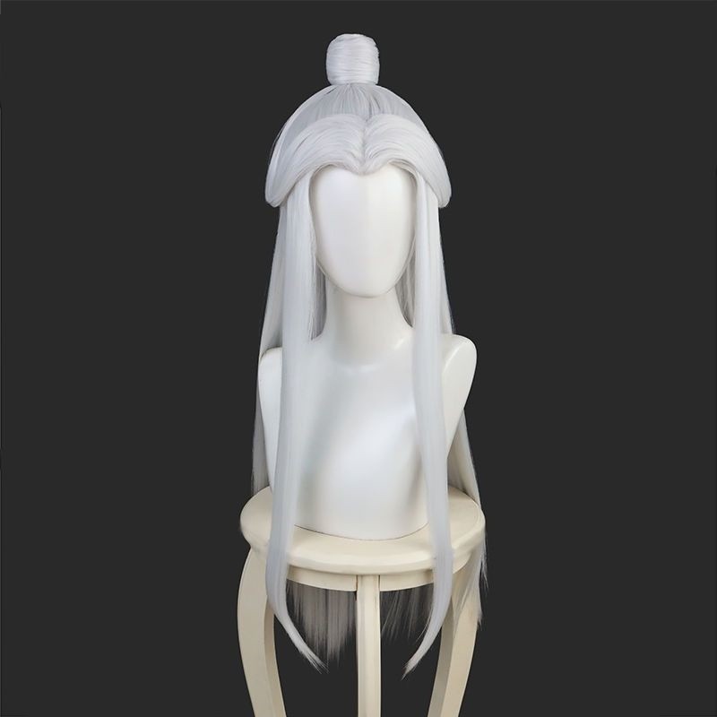 Heaven Official’s Blessing bai wuxiang long straight white wig