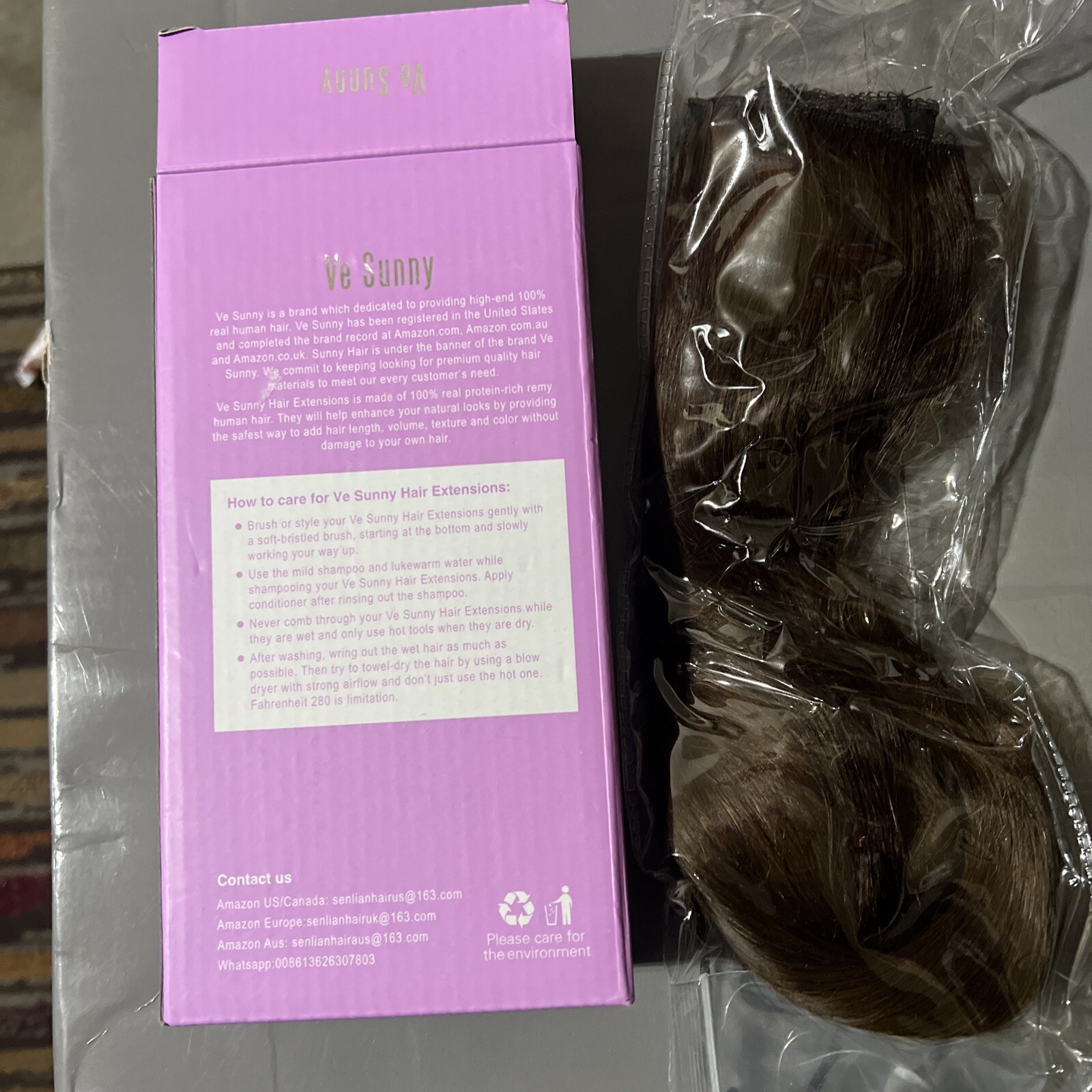 Ve Sunny 100% Premium High Quality Hair 12 Inch 80g/set
