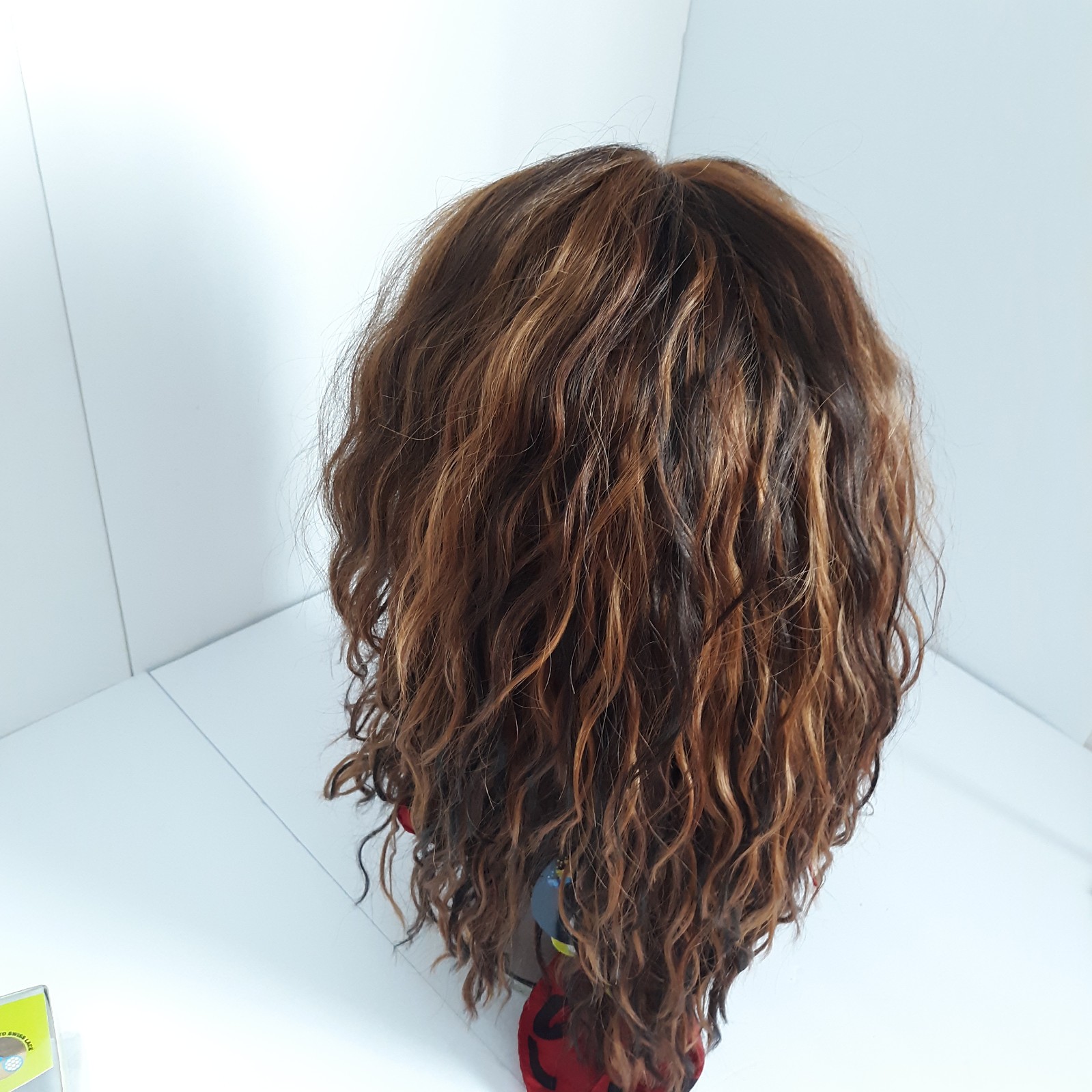 Vivica A Fox Womens Orlando-V Wig Deep Swiss Lace Front Synthetic Hair P4/27/30