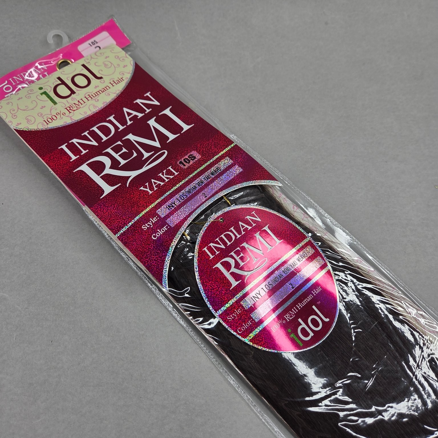 idol INDIAN REMI YAKI 10S Hair Extensions Weave Color 2 100% Human Hair