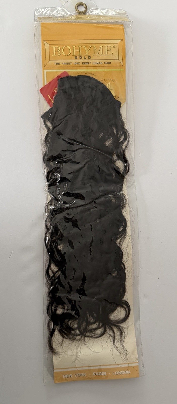 Bohyme Gold 100% Human Hair French Refined 14” Extensions #1B