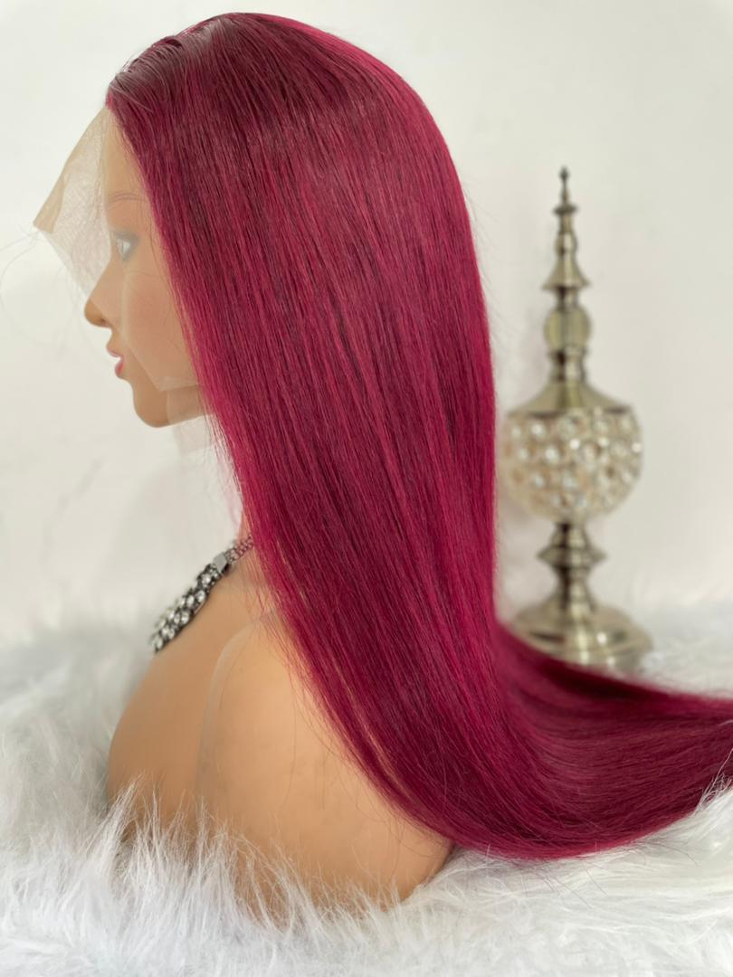 13X4 Full Lace Frontal Straight Wig. Color Brazilin 10-30inch 100% Human