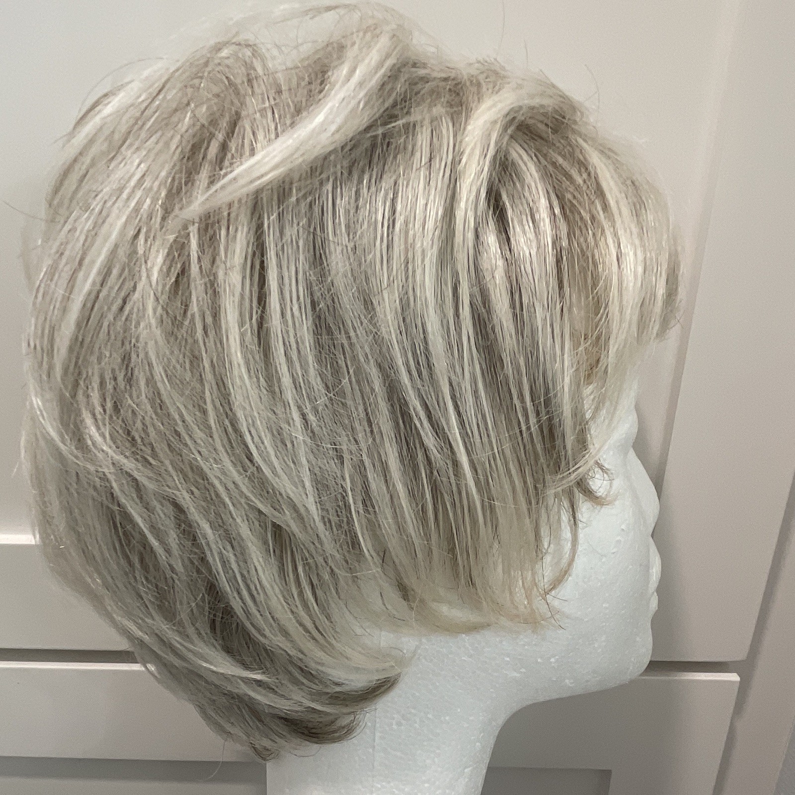 Raquel Welch Synthetic Short Layered Wig Gray/Silver
