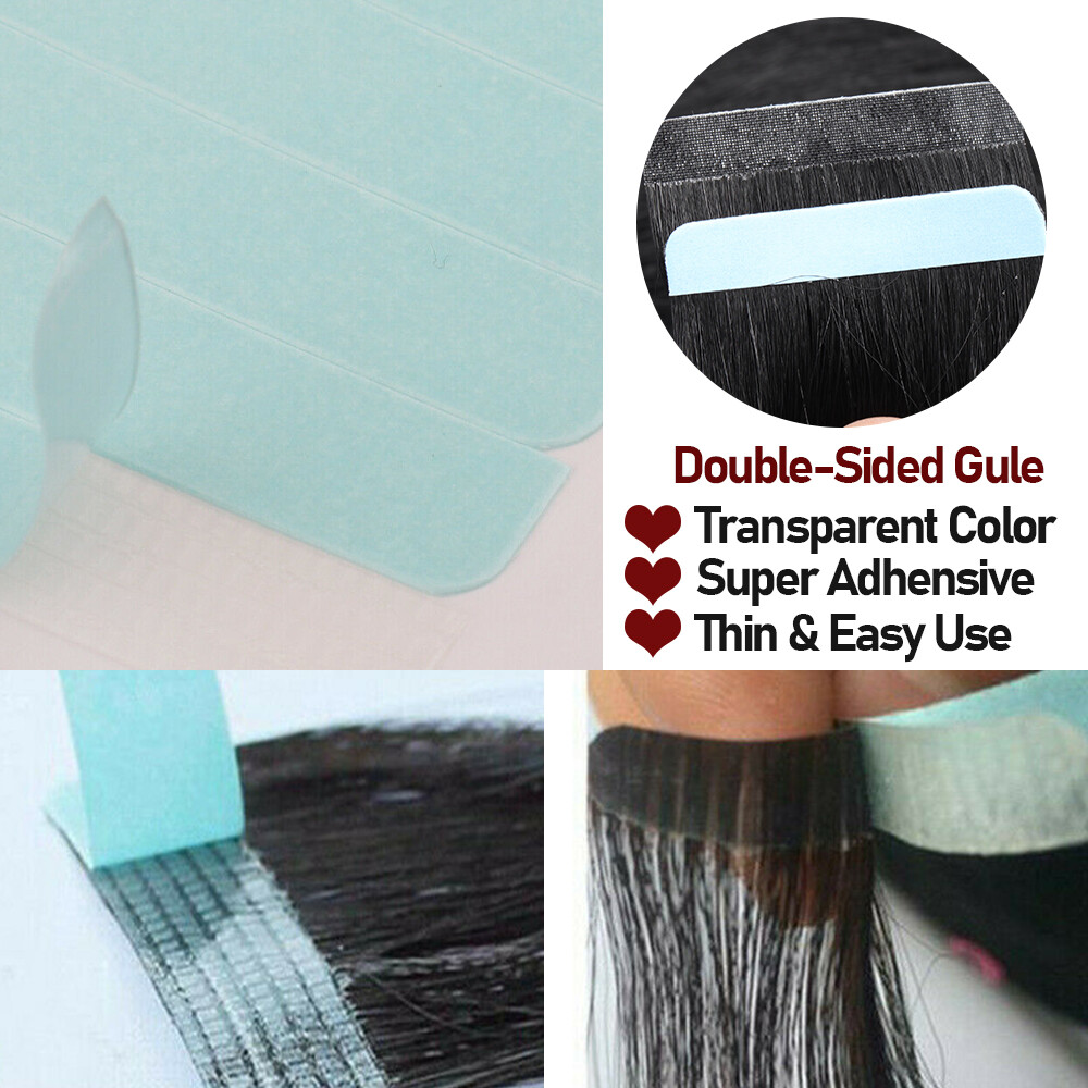 10-100pcs Double Sided Adhesive Tape Glue Replacement For Tape In Hair Extension